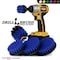 Drill Brush Power Scrubber By Useful Products 7 in W 5 in L Brush, Blue B-S-5542O-QC-DB - alternate 5